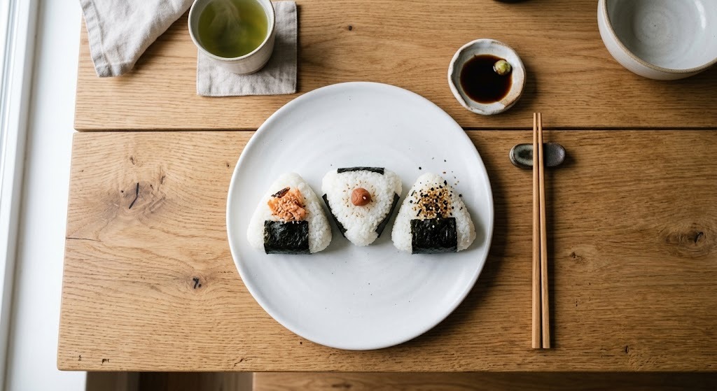 Spirited Away Onigiri (Spicy Tuna) plated dish
